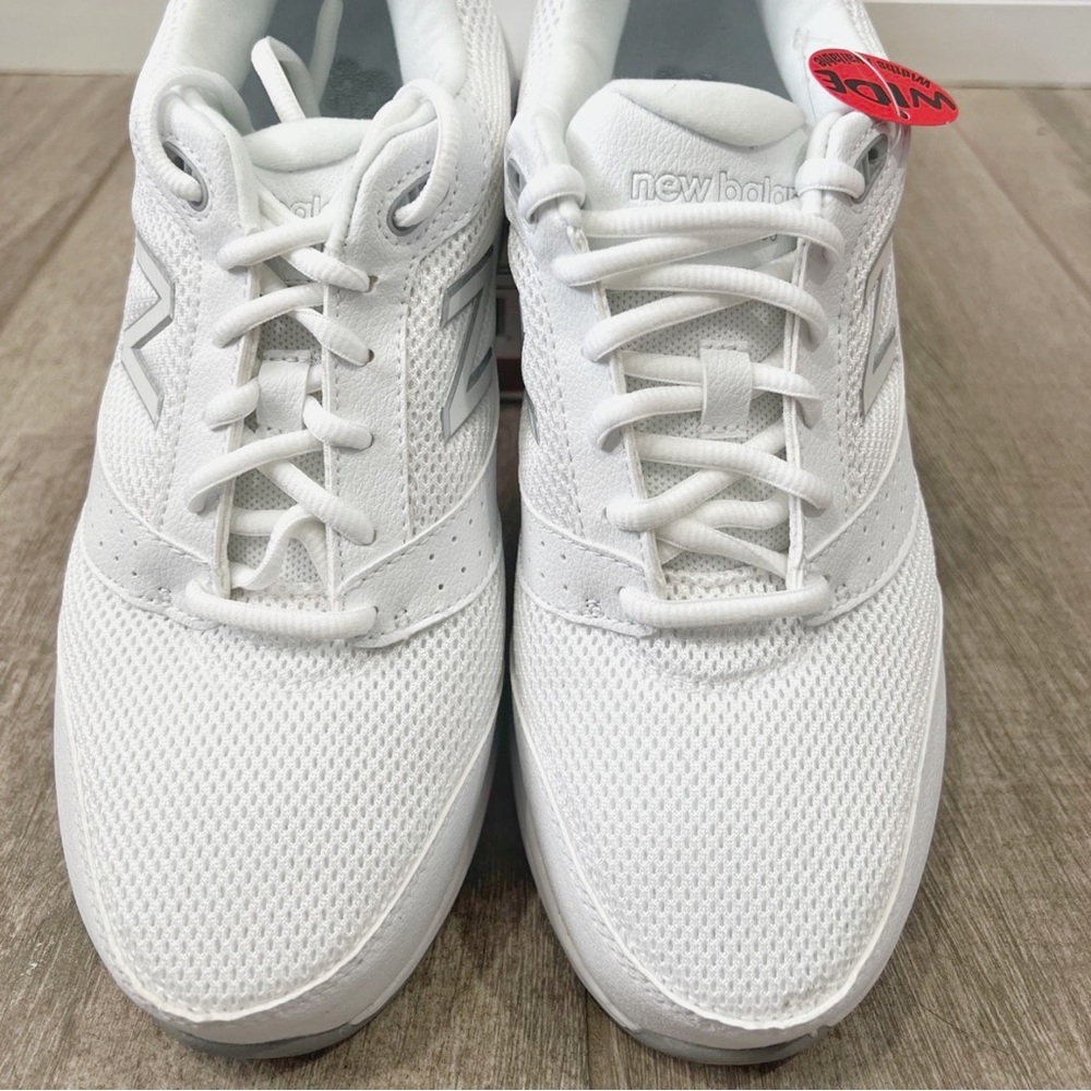 New Balance Womens 928v2 White Gray Size 9.5 2E Wide Walking Shoes WW928WS2